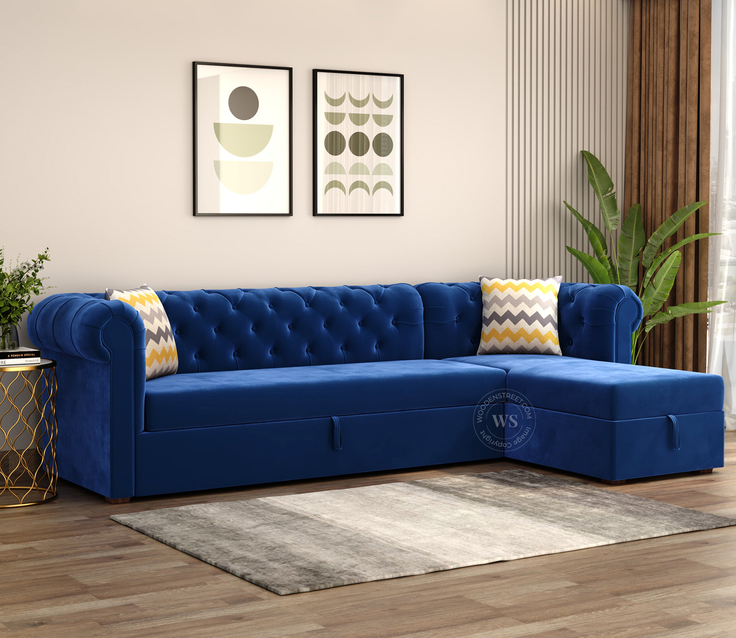 L Shape Sofa Cum Beds