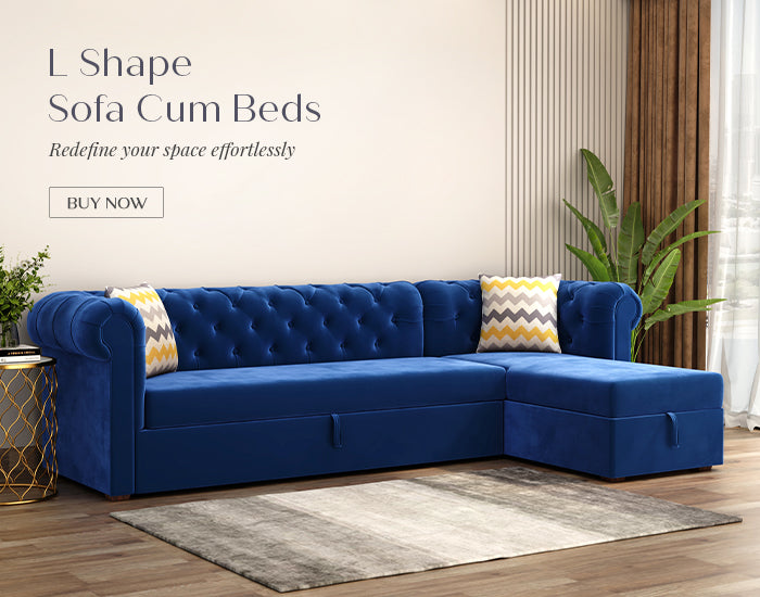 L Shape Sofa Cum Beds