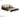Della Sheesham Wood Sofa Cum Bed With Armrests (Honey Palm Leaf stripes)