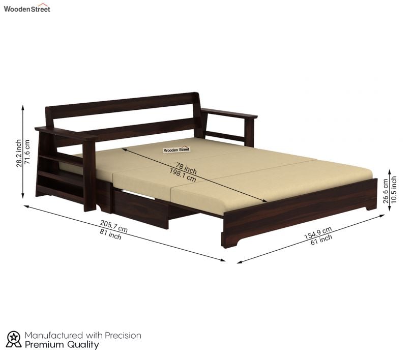 Sofa Cum Bed | Sofa Cum Bed With Armrests | Wooden Sofa Cum Bed | Wooden Sofa Beds | Soda Beds | The Sofa Beds