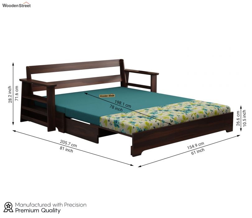 Sofa Cum Bed | Sofa Cum Bed With Armrests | Wooden Sofa Cum Bed | Wooden Sofa Beds | Soda Beds | The Sofa Beds