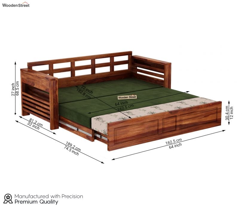 Sofa Bed With Storage | Wooden Sofa Cum Bed | Sofa Beds | Sofa Cum Beds