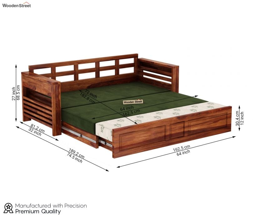 Sofa Bed With Storage | Wooden Sofa Cum Bed | Sofa Beds | Sofa Cum  Beds