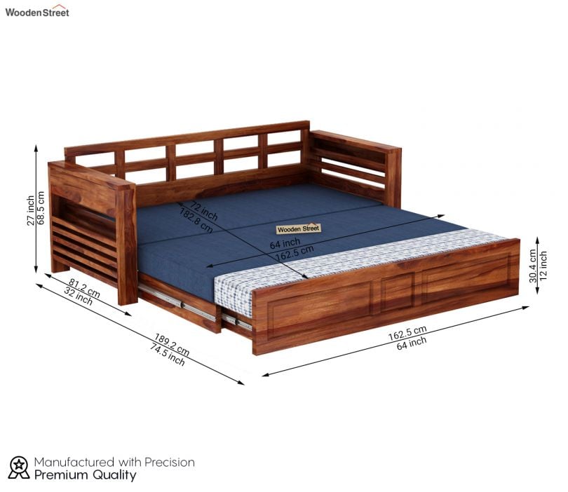 Sofa Bed With Storage | Wooden Sofa Cum Bed | Sofa Beds | Sofa Cum  Beds