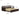 Riota Sheesham Wood Sofa Bed With Storage (King Size, Walnut Irish Cream)